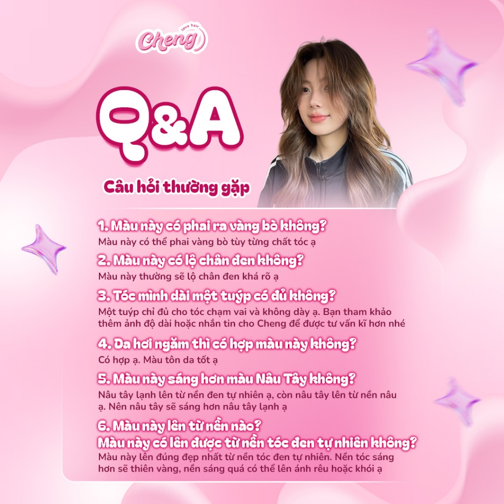 [ S.VIP ] Thuốc Nhuộm Tóc Màu NÂU TÂY LẠNH Không Cần Tẩy Tóc | Chenglovehair, Chenglovehairs
