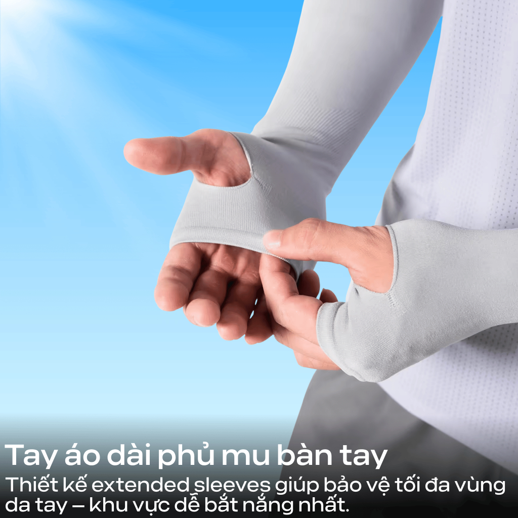 [MUA 2 GIẢM 5%]Găng tay đa năng chống UV, găng tay thể thao co giãn, thấm hút mồ hôi tốt Coolmate