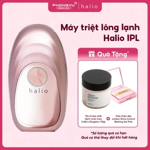 Máy Triệt Lông Lạnh Cá Nhân Halio IPL Cooling Hair Removal Device - Màu Hồng - Bảo Hành 24 Tháng
