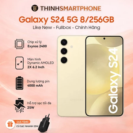[Likenew Fullbox] Điện thoại Samsung Galaxy S24 5G Bản 8GB/256GB - Hàng Chính Hãng Samsung VN - Galaxy AI Thông Minh