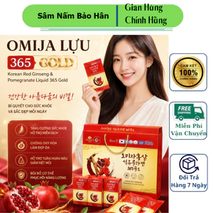 NƯỚC HỒNG SÂM OMIJA LỰU 365 GOLD ĐẸP DA, KHỎE DÁNG MỖI NGÀY