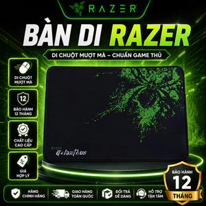 Lót Chuột RAZER 25x30cm – Size Gọn Nhẹ, Giá Rẻ Bất Ngờ, Di Chuột Siêu Mượt Cho Văn Phòng & Gaming