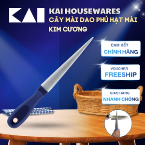 Dụng cụ mài dao phủ hạt mài kim cương Kai AP-2456 có lỗ móc treo