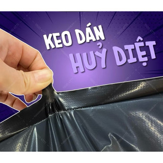 Túi Gói Hàng, Túi Niêm Phong Siêu Dai, Nhiều Size Màu Đen