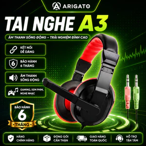 🎧 Tai Nghe Gaming 3.1 A3 Có Mic – Tai Nghe Máy Tính Chơi Game, Học Online, Âm Thanh Sống Động