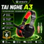 🎧 Tai Nghe Gaming 3.1 A3 Có Mic – Tai Nghe Máy Tính Chơi Game, Học Online, Âm Thanh Sống Động
