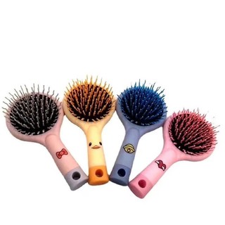Gương mini, gương kèm lược cầm tay màu Pastel, lược gỡ rối có gương soi tiện lợi, nhỏ gọn, giảm rụng tóc hiệu quả