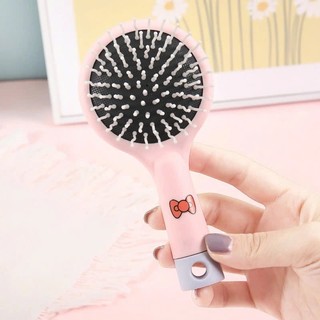 Gương mini, gương kèm lược cầm tay màu Pastel, lược gỡ rối có gương soi tiện lợi, nhỏ gọn, giảm rụng tóc hiệu quả