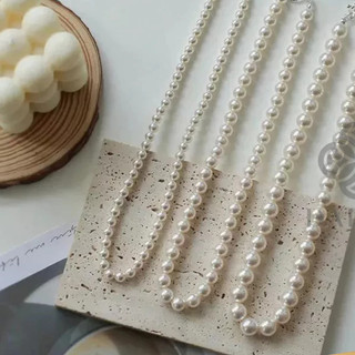 [N704] Dây Chuyền Ngọc Trai, Vòng Cổ Ngọc Trai Nhân Tạo Dây Khoá OT Sang Trọng - DAISYN