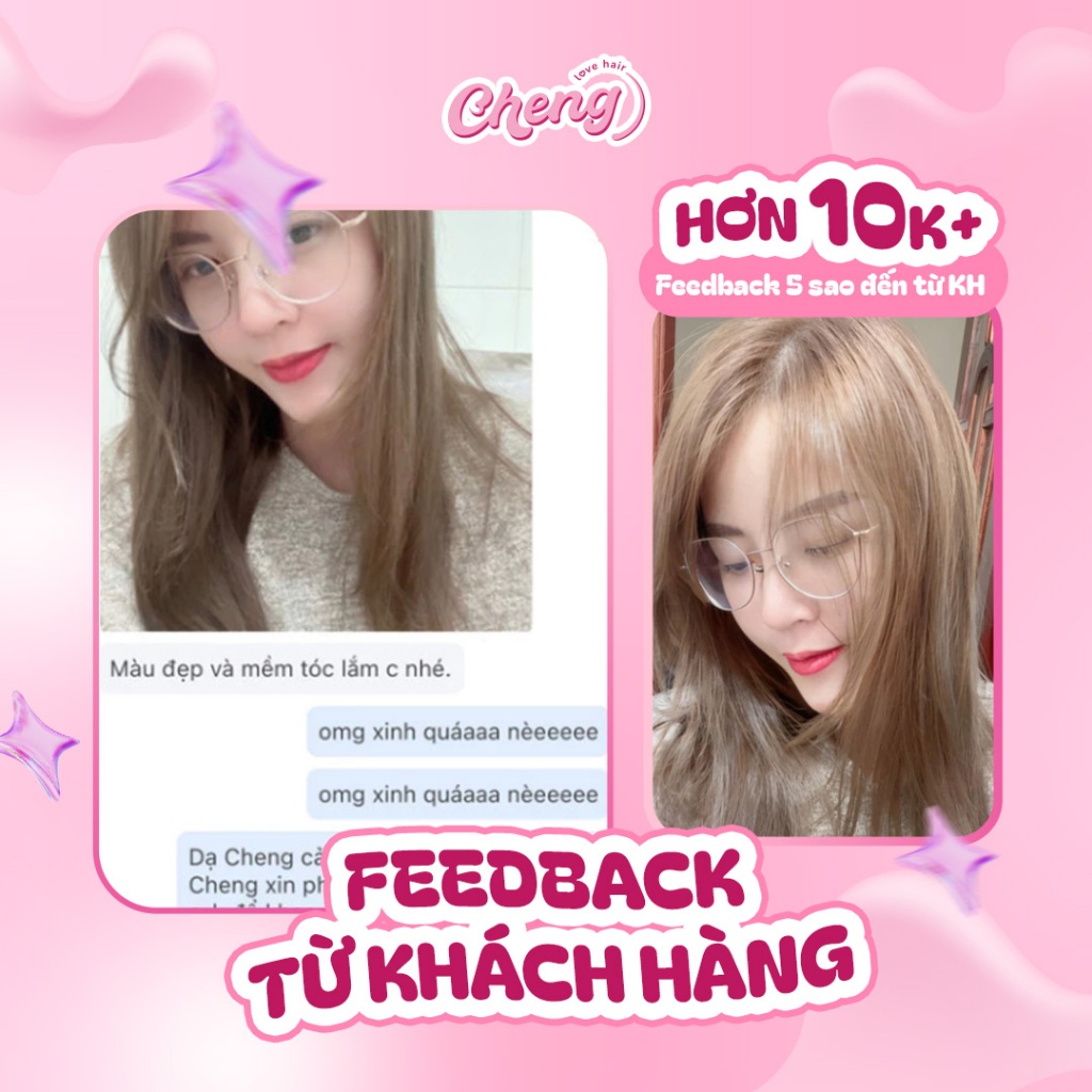 [S.VIP] Thuốc Nhuộm Tóc Màu NÂU SỮA, NÂU TRÀ SỮA Không Tẩy | Chenglovehair, Chenglovehairs