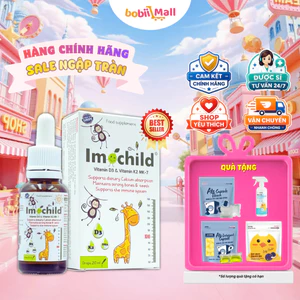 IMOCHILD D3 K2 MK7 DHA Xương Chắc Não Khỏe Tăng Chiều Cao Đồng Hành Cùng Bé Lớn Khôn