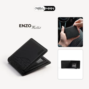 Ví Da PU Ngang ENZO Bóp Đựng Tiền Thẻ Nhiều Ngăn Cầm Tay Nam Nữ Unisex | MIDORI FOR MAN