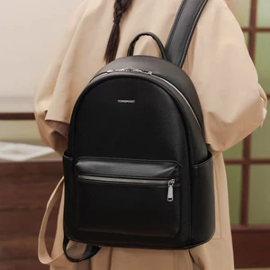 Balo Da ĐEO.STU Phom Đứng Vân Sần Cao Cấp Unisex Cỡ Lớn Vừa A4 Laptop 14inch Đi Học Đi Làm