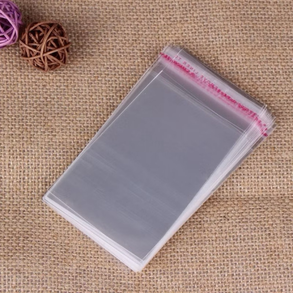 Set 30 Túi Nilon Dán Miệng Trong Suốt – Túi OPP Đựng Trang Sức, Quà Mini