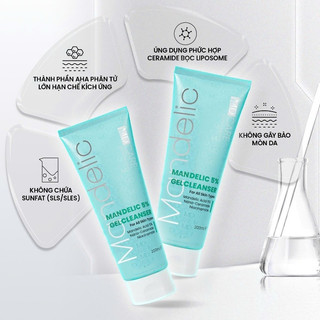 Sữa Rửa Mặt MD CARE Mandelic 5% Dạng Gel Sạch Sâu Và Tẩy Tế Bào Chết Nhẹ Nhàng 200ml - Bebeau