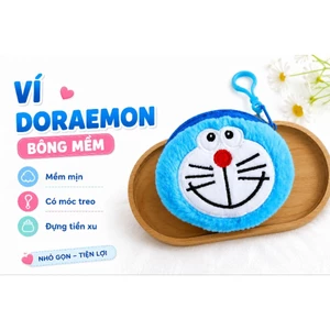 💙 VÍ NHỎ DORAEMON SIÊU DỄ THƯƠNG – NHỎ GỌN, TIỆN LỢI, MỀM MỊN 💙