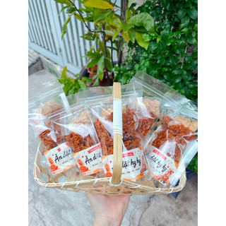 KHÔ GÀ CHÁY TỎI (Hương Vị Heo) - 100g Dùng Thử - Ăn Dặt Hy Hy