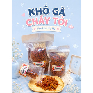 KHÔ GÀ CHÁY TỎI THƠM NGON - TÚI ZIP 100g/300g - Ăn Dặt Hy Hy