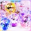 Set 5 Bong Bóng Trong Suốt Kim Tuyến, Bóng Sequin Nhiều Màu Nhà Bo Trang Trí Tiệc Tùng Size 12 Inchs