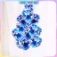 Set 5 Bong Bóng Trong Suốt Kim Tuyến, Bóng Sequin Nhiều Màu Nhà Bo Trang Trí Tiệc Tùng Size 12 Inchs