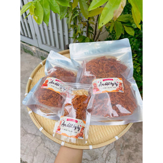 KHÔ GÀ CHÁY TỎI THƠM NGON - TÚI ZIP 100g/300g - Ăn Dặt Hy Hy