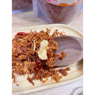 KHÔ GÀ CHÁY TỎI THƠM NGON - TÚI ZIP 100g/300g - Ăn Dặt Hy Hy