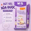 Bút Gel Xoá Được 182A7 Tím 0.5mm – Bút Nước Xoá Sạch, Mực Chuẩn Màu, Viết Trơn, Cho Học Sinh Tiểu Học, Có Nắp