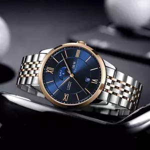 Đồng Hồ Nam Chính Hãng I&W Carnival 528G-T2 Full Box Chống Nước Kính Sapphire (Máy Cơ Tự Động)