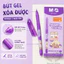 Bút Gel Xoá Được 182A7 Tím 0.5mm – Bút Nước Xoá Sạch, Mực Chuẩn Màu, Viết Trơn, Cho Học Sinh Tiểu Học, Có Nắp