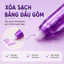 Bút Gel Xoá Được 182A7 Tím 0.5mm – Bút Nước Xoá Sạch, Mực Chuẩn Màu, Viết Trơn, Cho Học Sinh Tiểu Học, Có Nắp