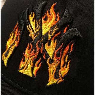 Mũ/Nón Trucker Bassic S T A M P B NY Flame Black  - Unisex - Kaki Cotton