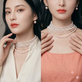 [ DAISYN ] N573 Choker, dây chuyền vòng cổ hạt Ngọc hạt trai sang trọng cho nữ