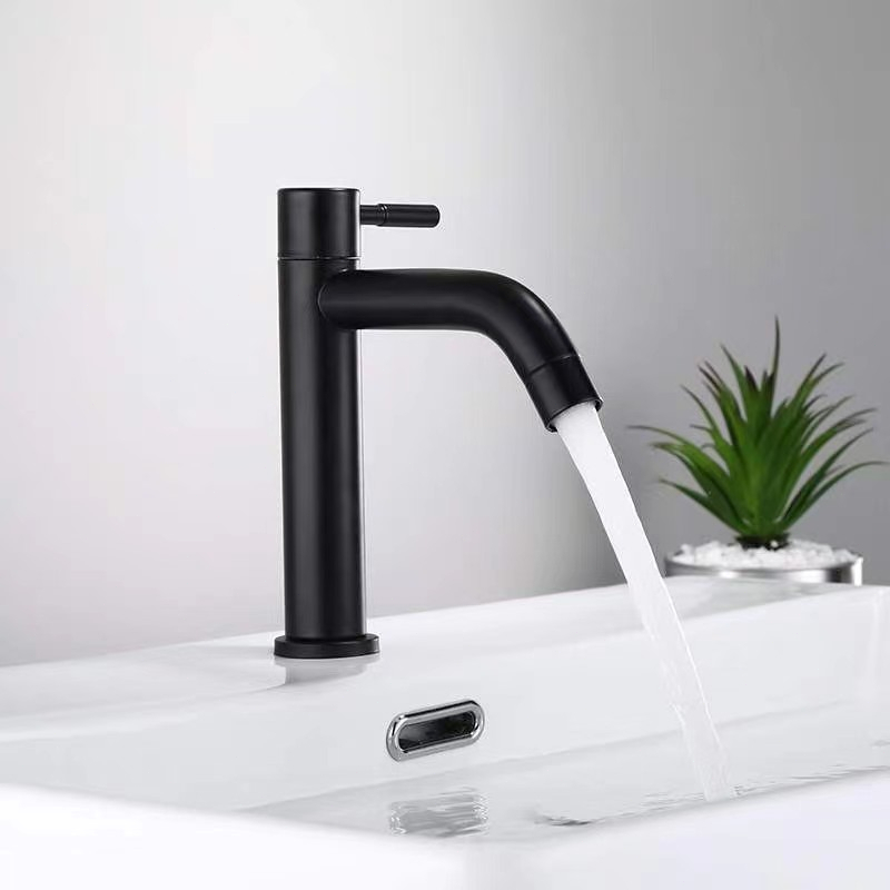 Vòi lavabo vòi rửa mặt lạnh inox 304 (20cm) cao cấp nhập khẩu Lắp Đặt Dễ Dàng Bảo hành 2 năm