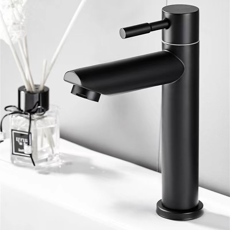 Vòi lavabo vòi rửa mặt lạnh inox 304 (20cm) cao cấp nhập khẩu Lắp Đặt Dễ Dàng Bảo hành 2 năm