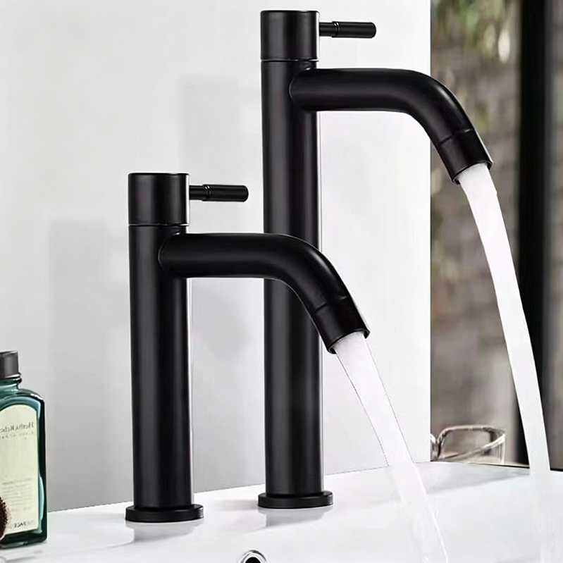 Vòi lavabo vòi rửa mặt lạnh inox 304 (20cm) cao cấp nhập khẩu Lắp Đặt Dễ Dàng Bảo hành 2 năm