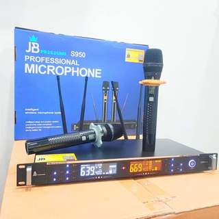 Micro Karaoke JB ProSound S950 Pro, 4 Râu Sóng Xa Chống Hú Tốt, Độ Nhạy Cao Bắt Âm Tốt, Thiết Kế Sang Trọng.