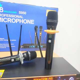 Micro Karaoke JB ProSound S950 Pro, 4 Râu Sóng Xa Chống Hú Tốt, Độ Nhạy Cao Bắt Âm Tốt, Thiết Kế Sang Trọng.