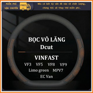 Bọc Vô Lăng Dcut cho ô tô,da Nappa,thiết kế khối màu,phù hợp cho VF3, VF5, VF8, VF9, VFe34, Limo green, MPV7, EC Van