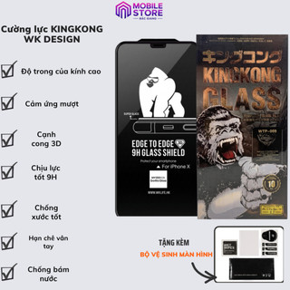 Kính Cường Lực IPhone KINGKONG Full Màn Trong Suốt Cho iPHONE - full mã Iphone / Mobile Store Bắc Giang
