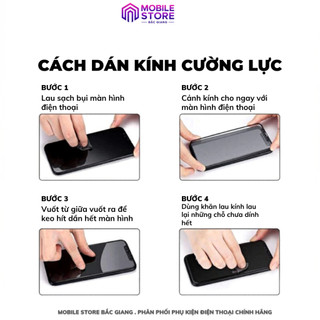 Kính Cường Lực IPhone KINGKONG Full Màn Trong Suốt Cho iPHONE - full mã Iphone / Mobile Store Bắc Giang