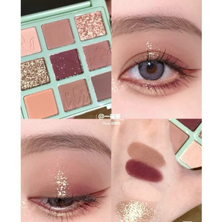 Bảng phấn mắt Eyeshadow 9 ô lấp lánh