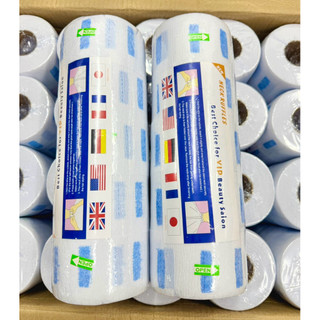 Giấy cuốn cổ chuyên dùng cắt tóc nam (lõi nhỏ tem xanh OPEN)