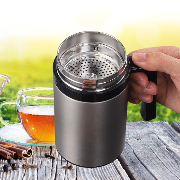 Ca trà giữ nhiệt Inox 316 có tay cầm có lọc trà tiện lợi hàng cao cấp xuất Nhật-Dung tich 600ml