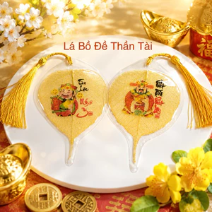 Lá Bồ Đề Thần Tài may mắn, phát tài phát lộc