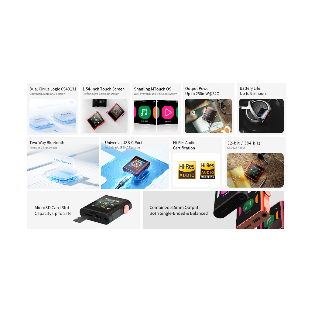Shanling M0 Pura, Máy nghe nhạc | BigBuy360 - bigbuy360.vn