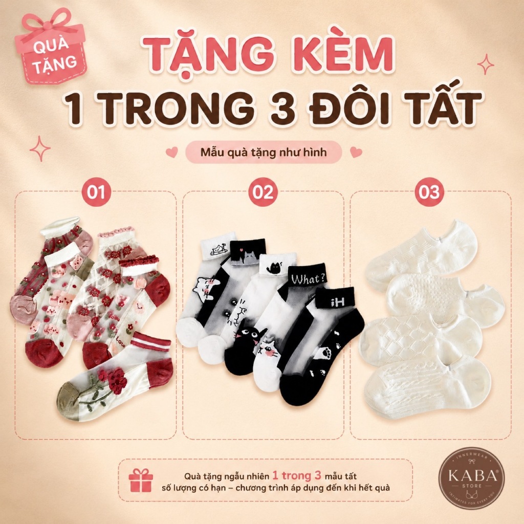 [KABA] Combo 10 Quần Lót Nữ Su Thạch Tàng Hình, Không Đường May, Mỏng Nhẹ Kháng Khuẩn
