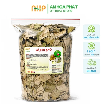Trà Lá Sen Sấy Khô 500G, Thơm Sạch, Lá Sen Khô Pha Trà Giúp Ngủ Ngon, Ổn Định Huyết Áp, Tiêu Mỡ, Giảm Cân - An Hoà Phát
