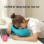 Gối cổ bơm hơi hình chữ u gối ngủ văn phòng
