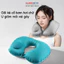 Gối cổ bơm hơi hình chữ u gối ngủ văn phòng