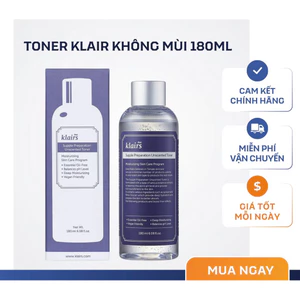 Nước Hoa Hồng Không Mùi Dưỡng Ẩm & Làm Mềm Dear, Klairs Supple Preparation Unscented Guardian 180Ml-Thylee